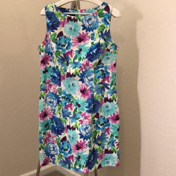 alyx sleeveless floral sheath dress